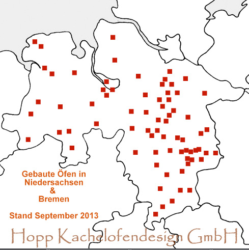 Kamin & Ofen Shop Hopp im Bundesland Niedersachsen & Bremen
